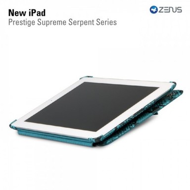 Кожаный чехол Zenus Prestige Supreme Serpent Series для Apple New iPAD 3 / iPad 2 