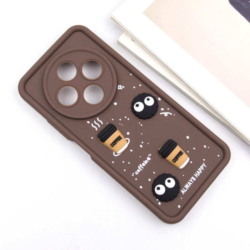 Чохол TPU Toys Case на Xiaomi Redmi 14C / Poco C75 (Brown / Always Happy) в магазині vchehle.ua