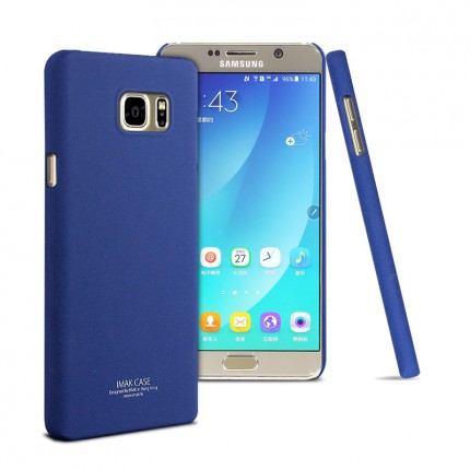 Пластиковая накладка IMAK Cowboy series для Samsung Galaxy Note 5 (Синий)