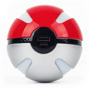 Портативное зарядное устройство Power Bank Pokeball Magic ball, LED 10000 mAh