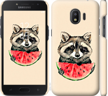 

Чехол Енотик с арбузом для Samsung Galaxy J2 2018 799617