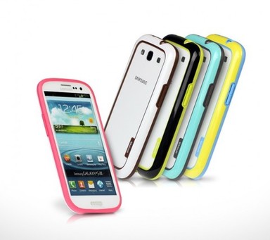 Фото # Бампер Zenus Walnutt Metro Block Case Series для Samsung i9300 Galaxy S3 на vchehle.ua