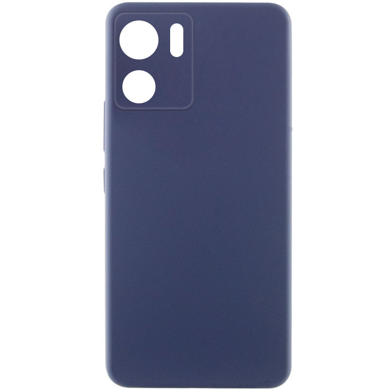 Чохол Silicone Cover Lakshmi Full Camera (AAA) на Motorola Edge 40 (Темно-синій / Midnight blue)