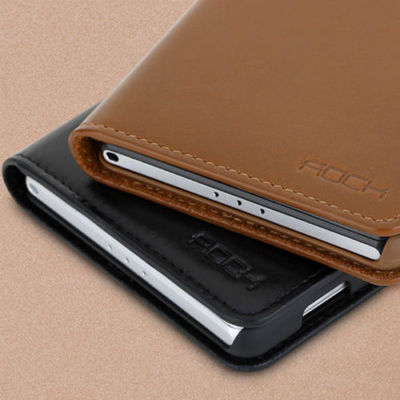 Фото Кожаный чехол (книжка) ROCK Elite Series для Sony Xperia Z2 (L50) на vchehle.ua