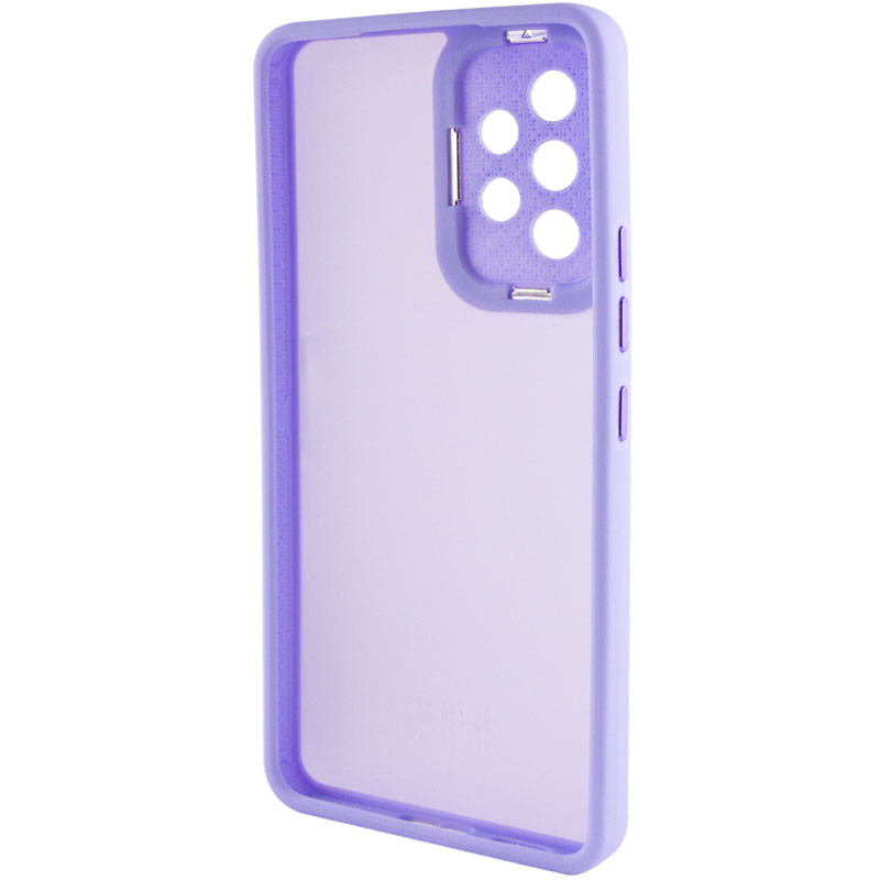 Фото TPU+PC чохол Accent на Samsung Galaxy A73 5G (White / Purple) в маназині vchehle.ua