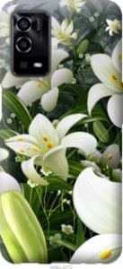 Чехол Белые лилии для Oppo A55