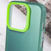 TPU+PC чохол Magic glow with protective edge на Apple iPhone 15 Pro (6.1") (Green) в магазині vchehle.ua