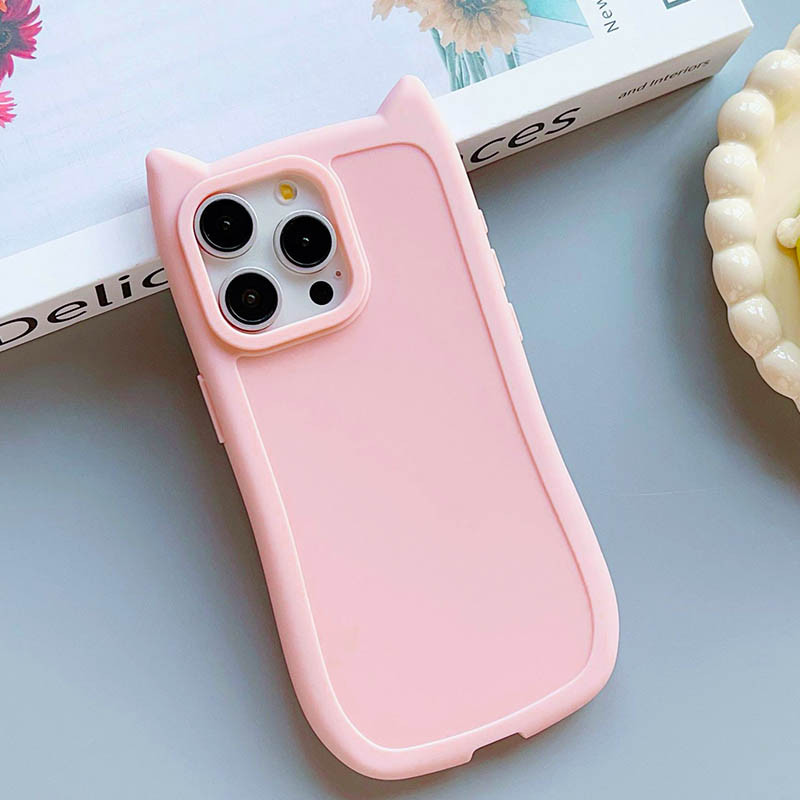 Купить Чехол TPU GETMAN Cat with straps для Apple iPhone 14 Pro Max (6.7") (Pink) на vchehle.ua
