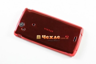 TPU (4 цвета) для Sony-Ericsson X12 Xperia (красный)