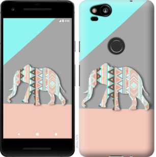 

Чохол Візерунчастий слон на Google Pixel 2 780106