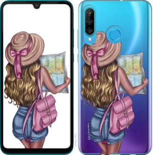 

Чехол Девушка с картой для Huawei Honor 20 Lite 868421