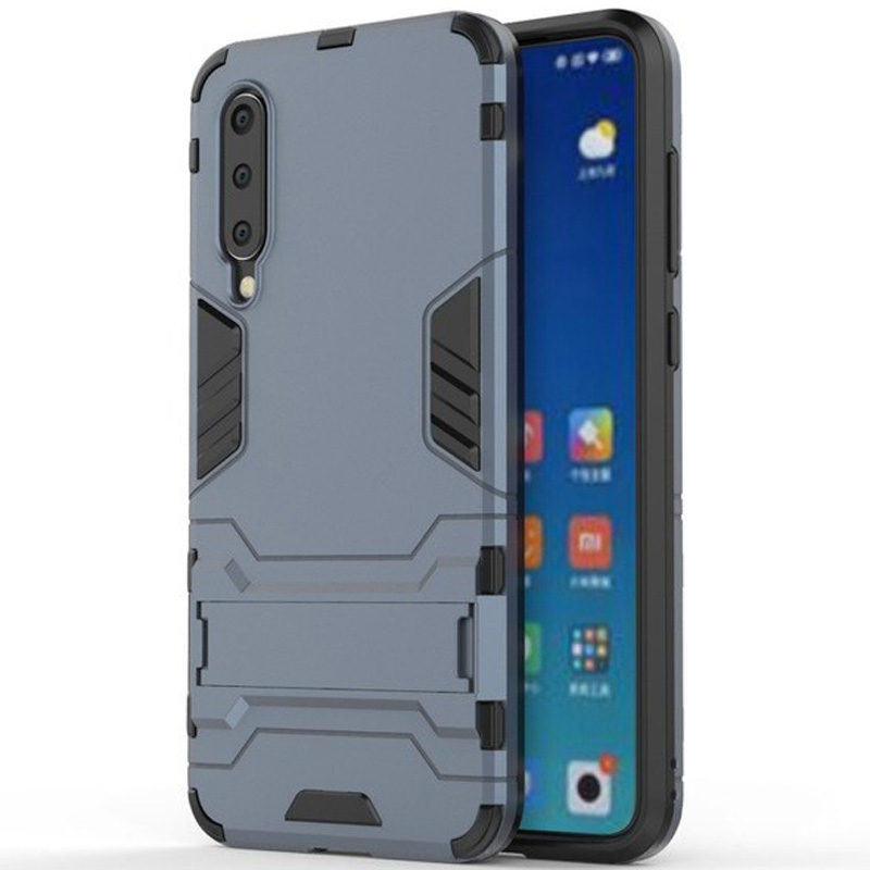 

Ударостійкий чохол-підставка Transformer для Xiaomi Mi 9 SE з потужним захистом корпусу (Сірий / Metal slate) 700226