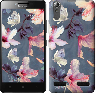 

Чехол Нарисованные цветы для Lenovo A6000 596214