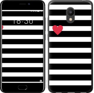 

Чохол Чорно-білі смуги на Meizu M6 751953