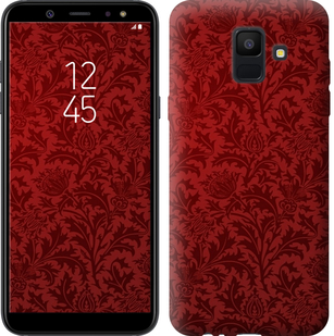 

Чехол Чехол цвета бордо для Samsung Galaxy A6 2018 649791