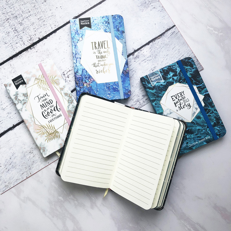 Фото Блокнот для планирования на резинке Fashion Note Marble Mini на vchehle.ua