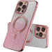 TPU чехол Delight case with Magnetic Safe с защитными линзами на камеру для Apple iPhone 11 Pro (5.8") (Розовый / Rose Gold)