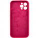 Чохол Silicone Case Full Camera Protective (AA) NO LOGO на Apple iPhone 12 Pro (6.1") (Червоний / Rose Red) в магазині vchehle.ua