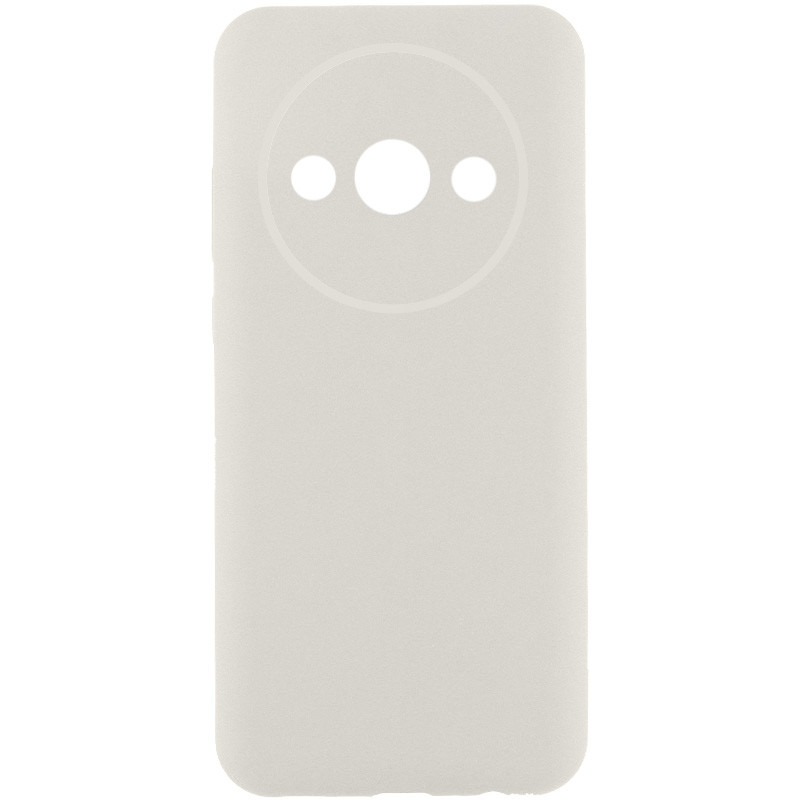 Чехол Silicone Cover Lakshmi Full Camera (AAA) для Xiaomi Redmi A3 (Белый / White)