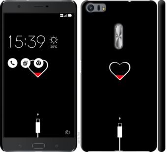 

Чехол Подзарядка сердца для Asus Zenfone 3 Ultra ZU680KL 721530