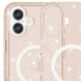 Фото Чехол TPU Galaxy Sparkle (MagFit) для Apple iPhone 16 (6.1") (Gold+Glitter) в магазине vchehle.ua