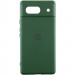 Чохол Silicone Cover Lakshmi Full Camera (AA) with logo на Google Pixel 7a (Зелений / Dark green)