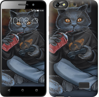 

Чехол gamer cat для Huawei Honor 4C 635575