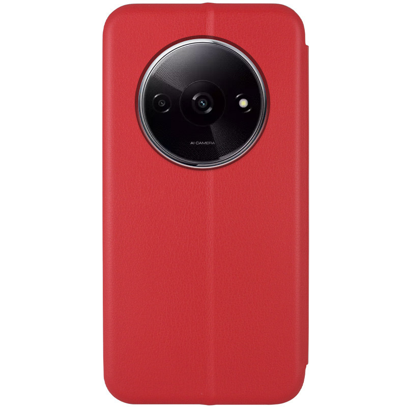 Кожаный чехол-книжка Classy для Xiaomi Redmi A3 (Красный) в магазине vchehle.ua