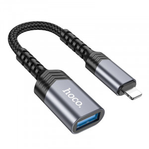 Перехідник Hoco UA24 Lightning male to USB female 2.0