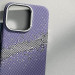 Пластиковая накладка Kevlar with Magnetic Safe для Apple iPhone 15 Pro (6.1") (Purple) в магазине vchehle.ua