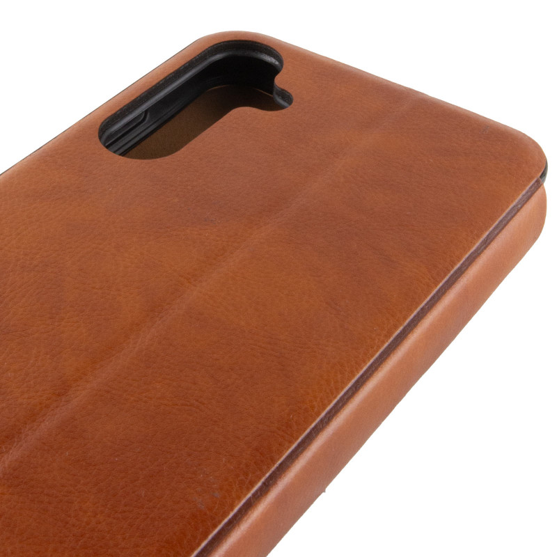 Заказать Кожаный чехол-книжка Belora для Samsung Galaxy A55 (Brown) на vchehle.ua