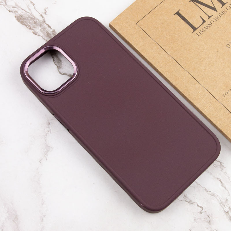 TPU чохол Bonbon Metal Style на Apple iPhone 12 Pro / 12 (6.1") (Червоний / Red Brown) в магазині vchehle.ua