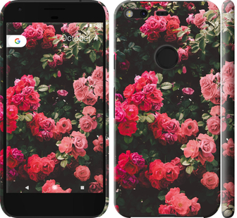 

Чехол Куст с розами для Google Pixel XL 639539