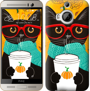 

Чохол Осінній кіт на HTC One M9 Plus 580961