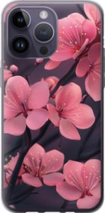 Чехол Пурпурная сакура для iPhone 14 Pro Max