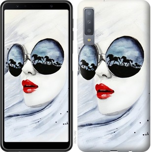 

Чохол Дівчина аквареллю на Samsung Galaxy A7 (2018) A750F 679189