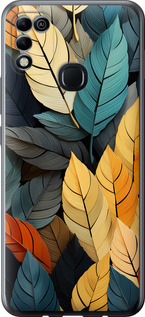 

Чохол Кольорове листя на Infinix Hot 11 Play 1629877
