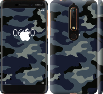 

Чехол Камуфляж 1 для Nokia 6.1 929285