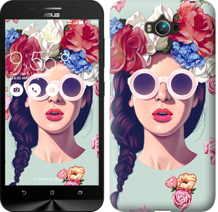 

Чохол Дівчина з квітами на Asus ZenFone Max ZC550KL 95849