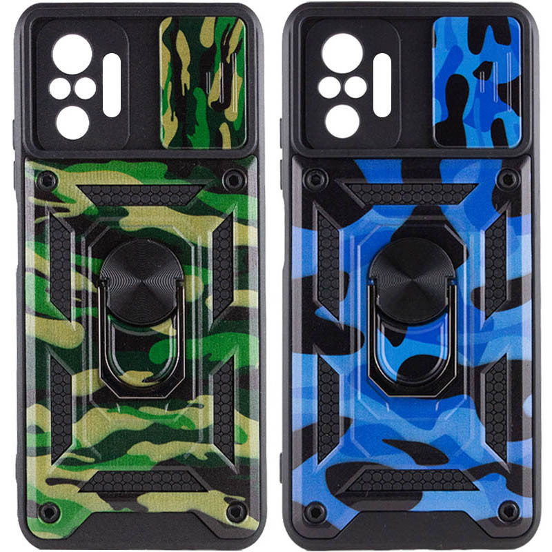 Ударостійкий чохол Camshield Serge Ring Camo на Xiaomi Redmi Note 10 Pro / 10 Pro Max