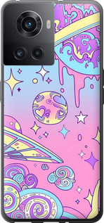 

Чехол Розовая галактика для OnePlus Ace 1696404