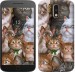 Чехол коты для Motorola MOTO G4