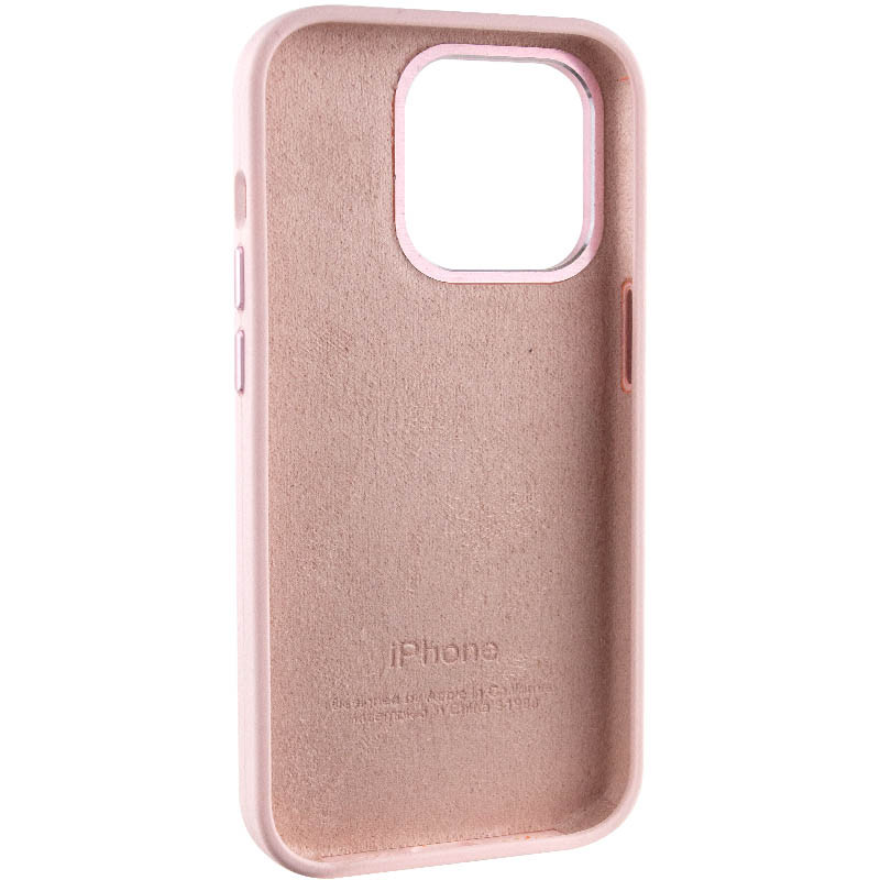 Замовити Чохол Silicone Case Metal Buttons (AA) на Apple iPhone 13 Pro (6.1") (Рожевий / Chalk Pink) на vchehle.ua