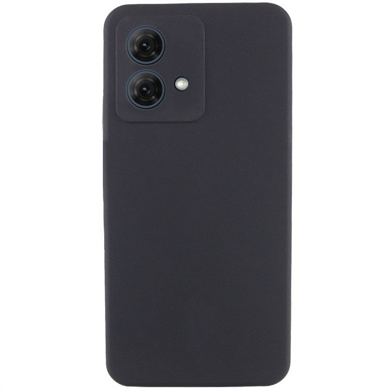 Чехол Silicone Cover Lakshmi Full Camera (AA) для Motorola Moto G84 (Черный / Black)