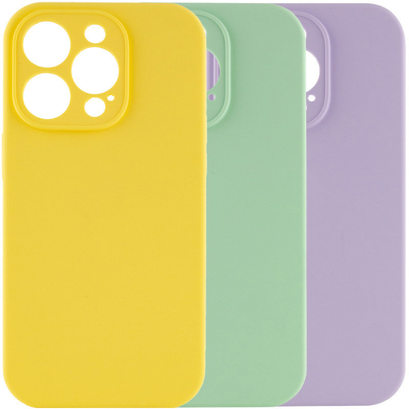 Чехол Silicone Case Full Camera Protective (AA) NO LOGO для Apple iPhone 15 Pro (6.1")