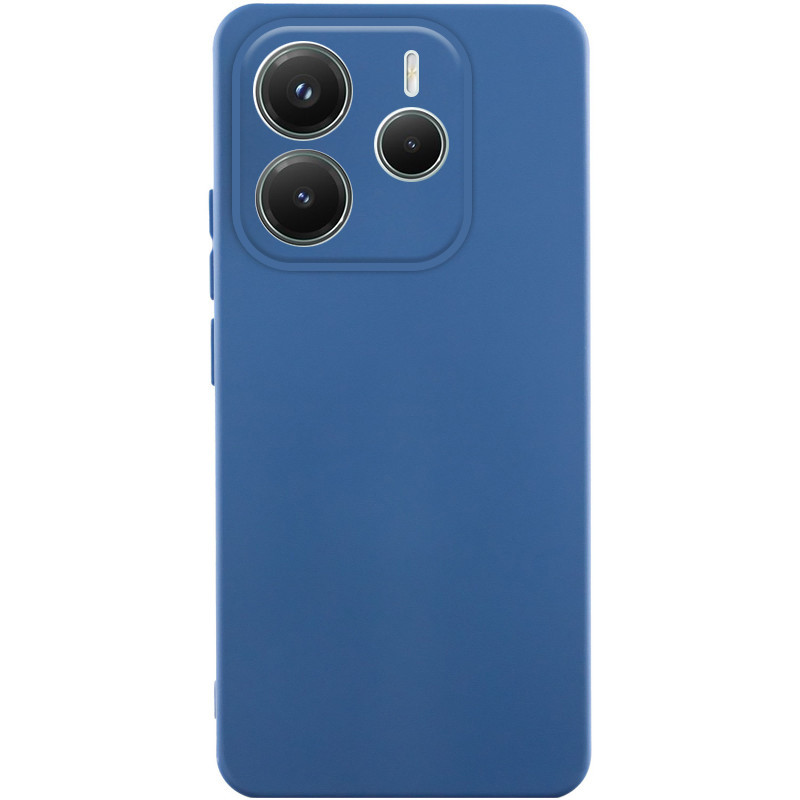 Чохол Silicone Cover Lakshmi (AAA) на Xiaomi Redmi Note 14 5G (Синій / Denim Blue)