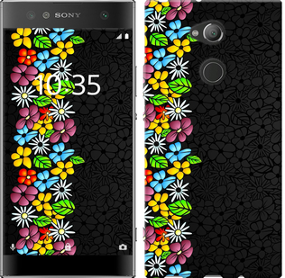 

Чехол цветочный орнамент для Sony Xperia XA2 H4113 659081