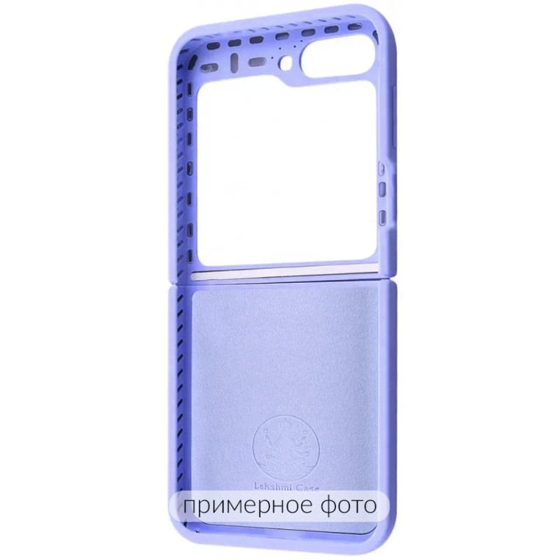 Фото Чехол Foldables Silicone Cover Lakshmi (AAA) для Xiaomi Mix Flip (Сиреневый / Dasheen) на vchehle.ua