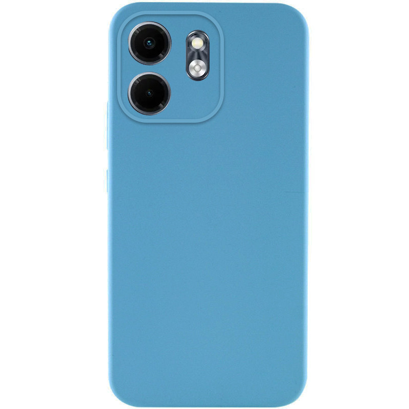 Чехол TPU GETMAN Liquid Silk Full Camera для Infinix Smart 9 4G / Hot 50i (Голубой / Blue)