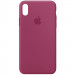 Чохол Silicone Case Full Protective (AA) на Apple iPhone XR (6.1") (Малиновий / Pomegranate)